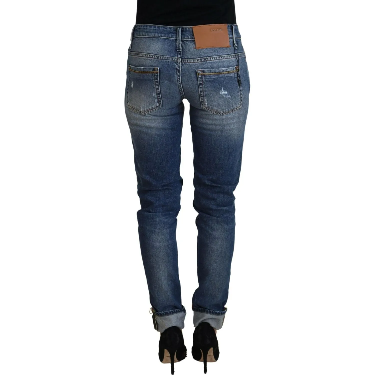 Acht Sleek Skinny Low Waist Denim Jeans