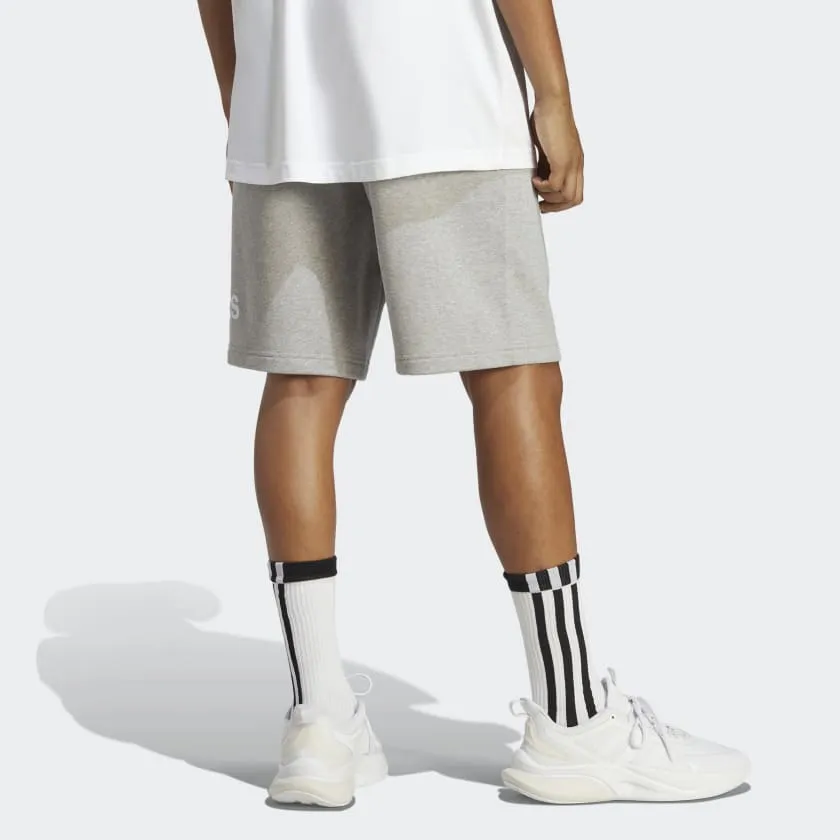 ADIDAS MEN'S ESSENTIALS BIG LOGO FT GREY SHORTS