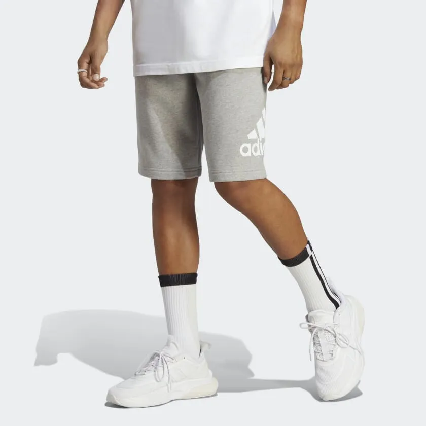 ADIDAS MEN'S ESSENTIALS BIG LOGO FT GREY SHORTS