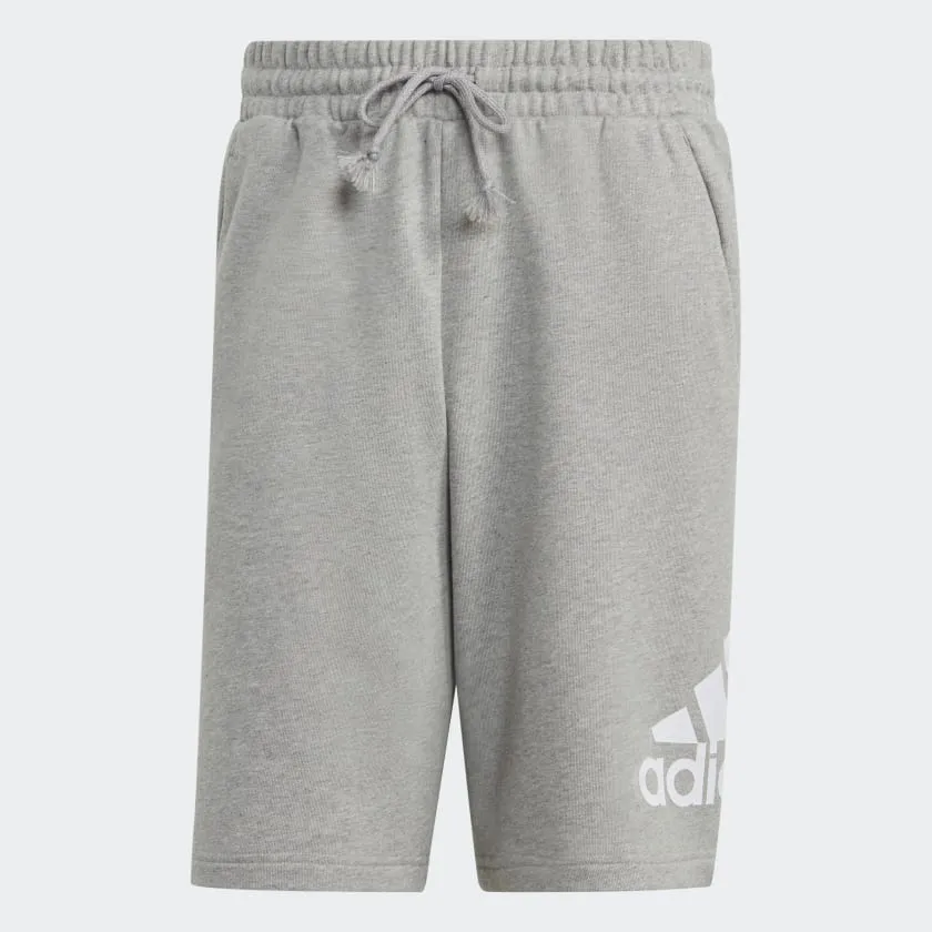 ADIDAS MEN'S ESSENTIALS BIG LOGO FT GREY SHORTS