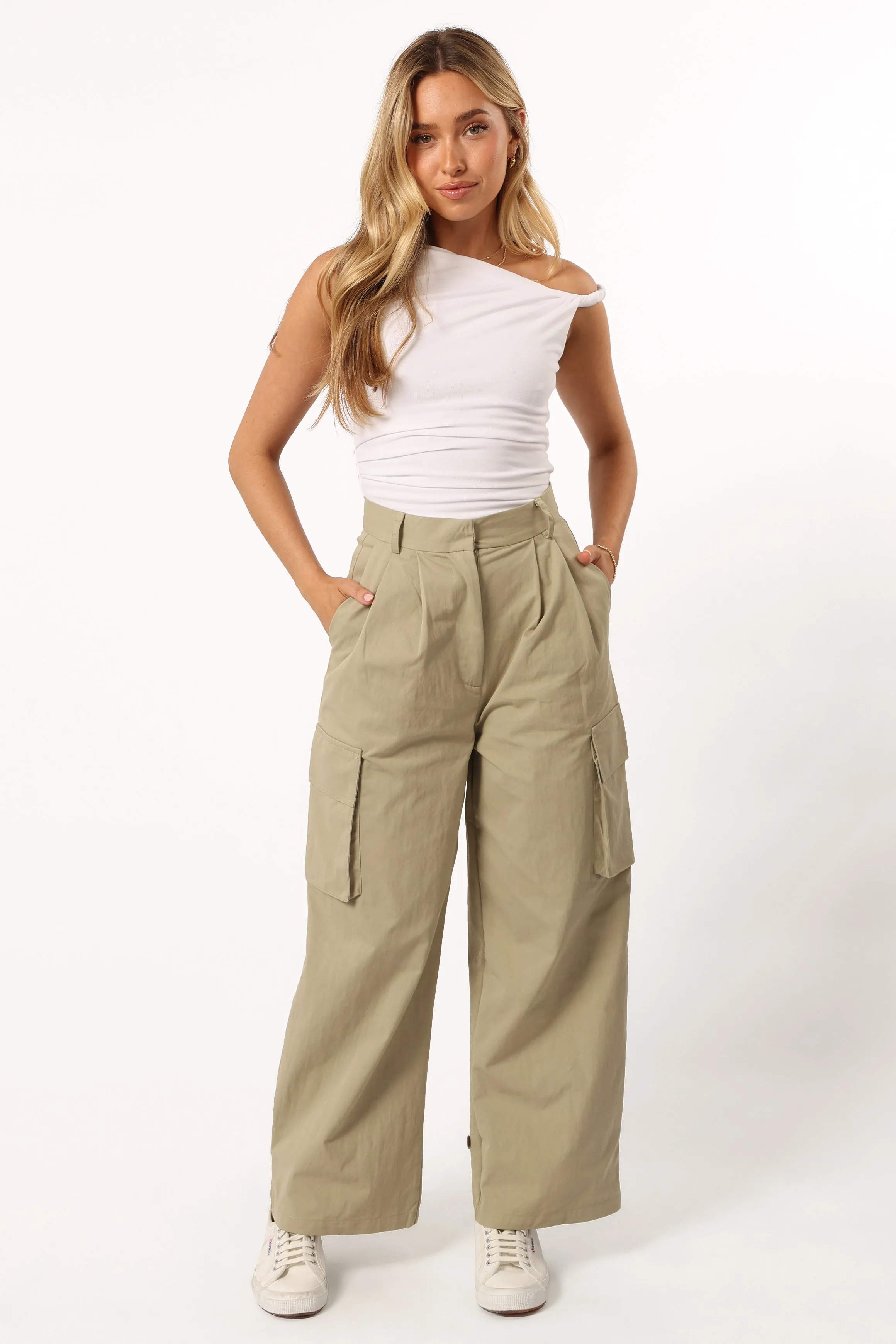 Aimee Cargo Pant - Khaki