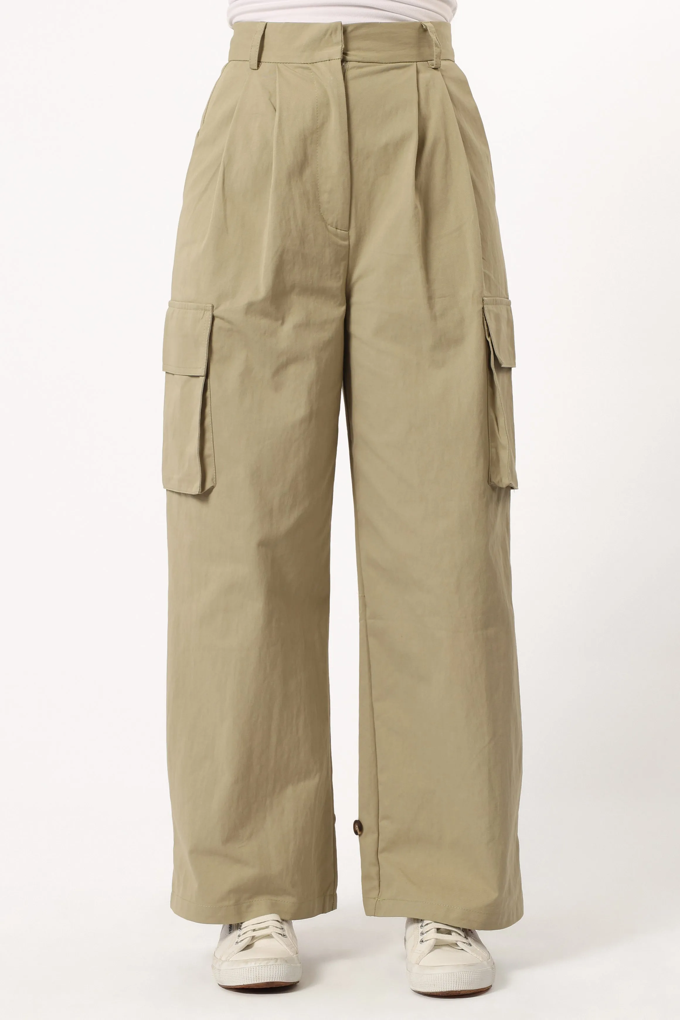 Aimee Cargo Pant - Khaki