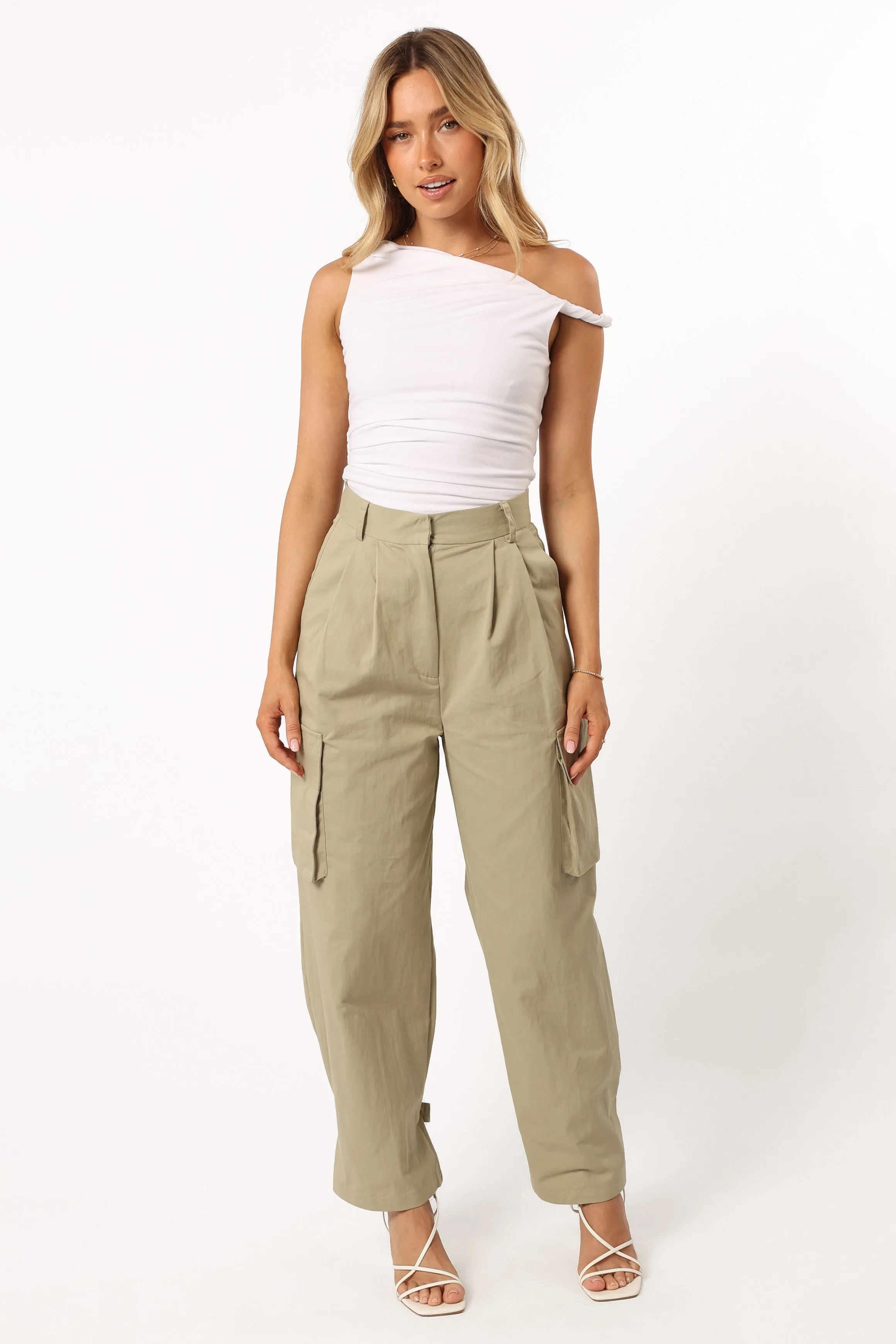 Aimee Cargo Pant - Khaki