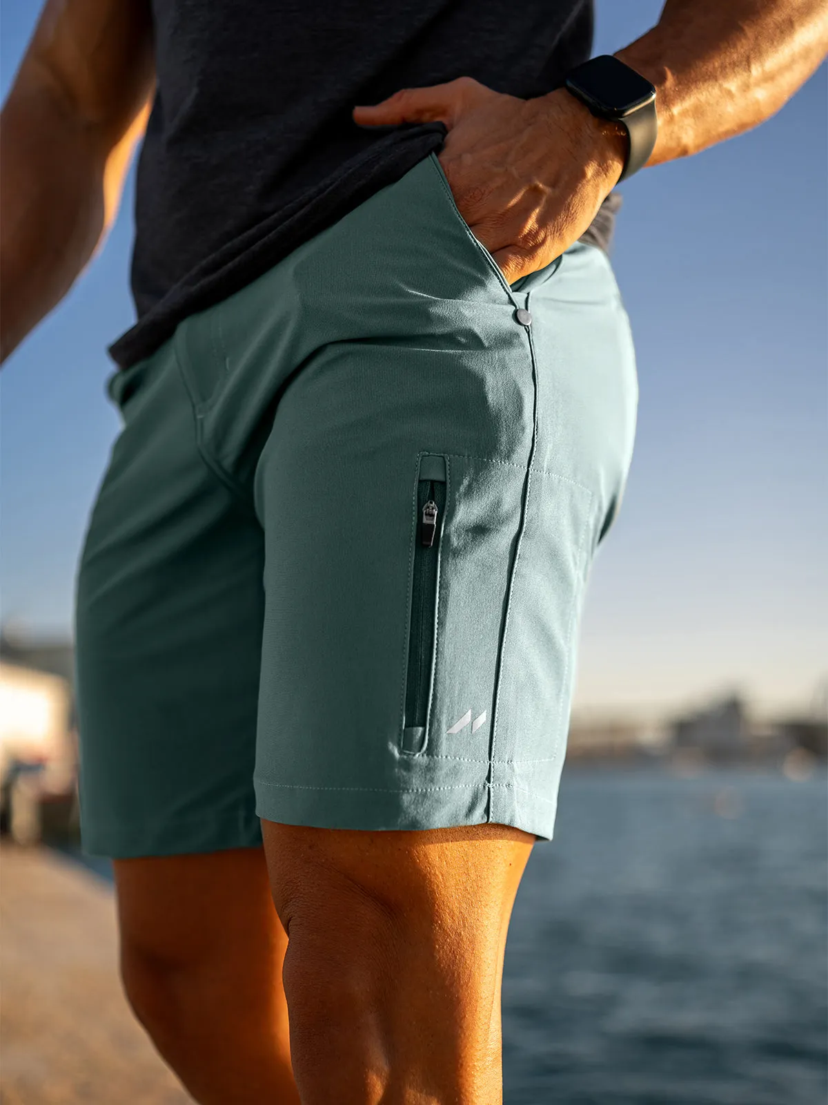 All Day Elite Performance Chino Stretch Shorts