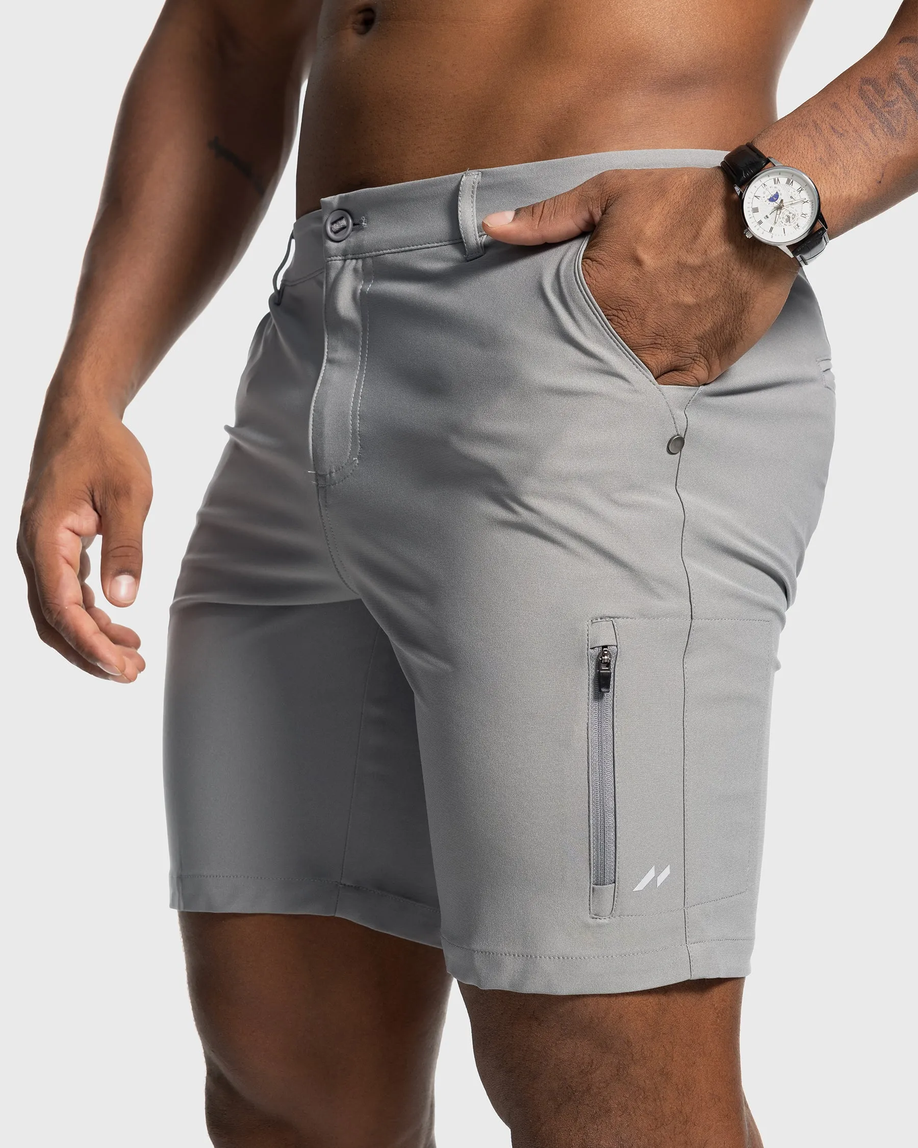 All Day Elite Performance Chino Stretch Shorts