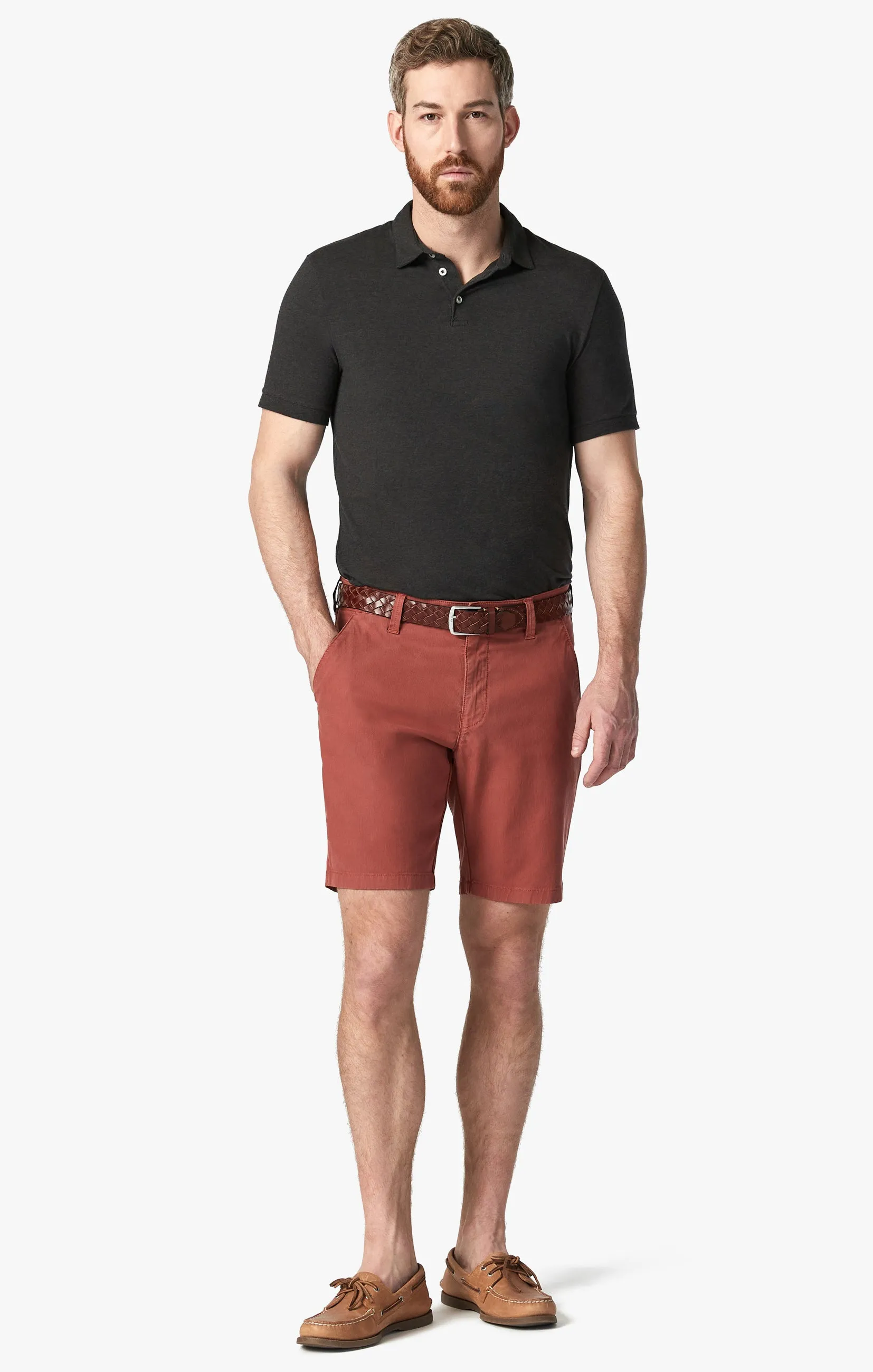 Arizona Slim Shorts in Brick Fine Touch