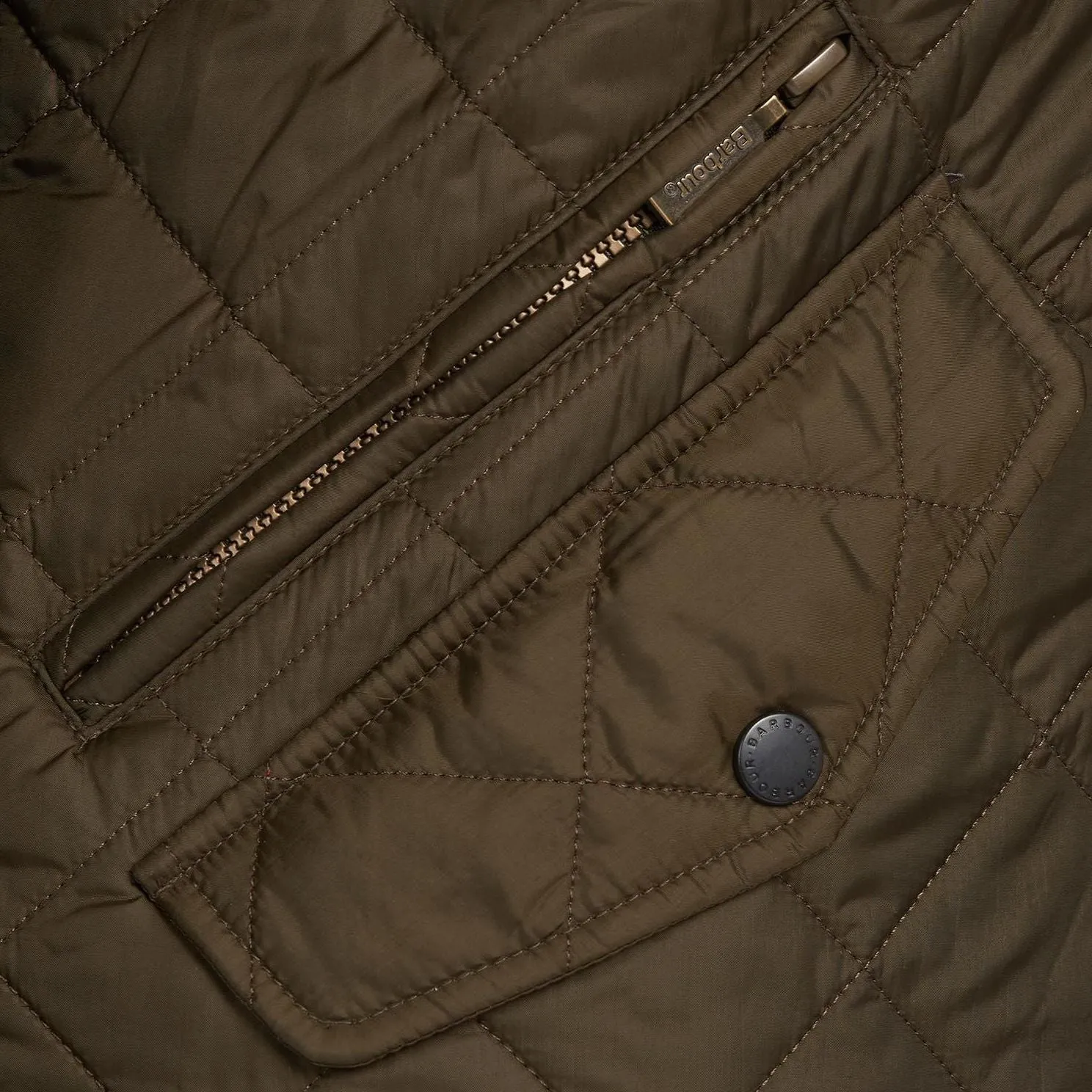 Barbour Chelsea Flyweight Quilted jacket in Olive MQU0007OL52