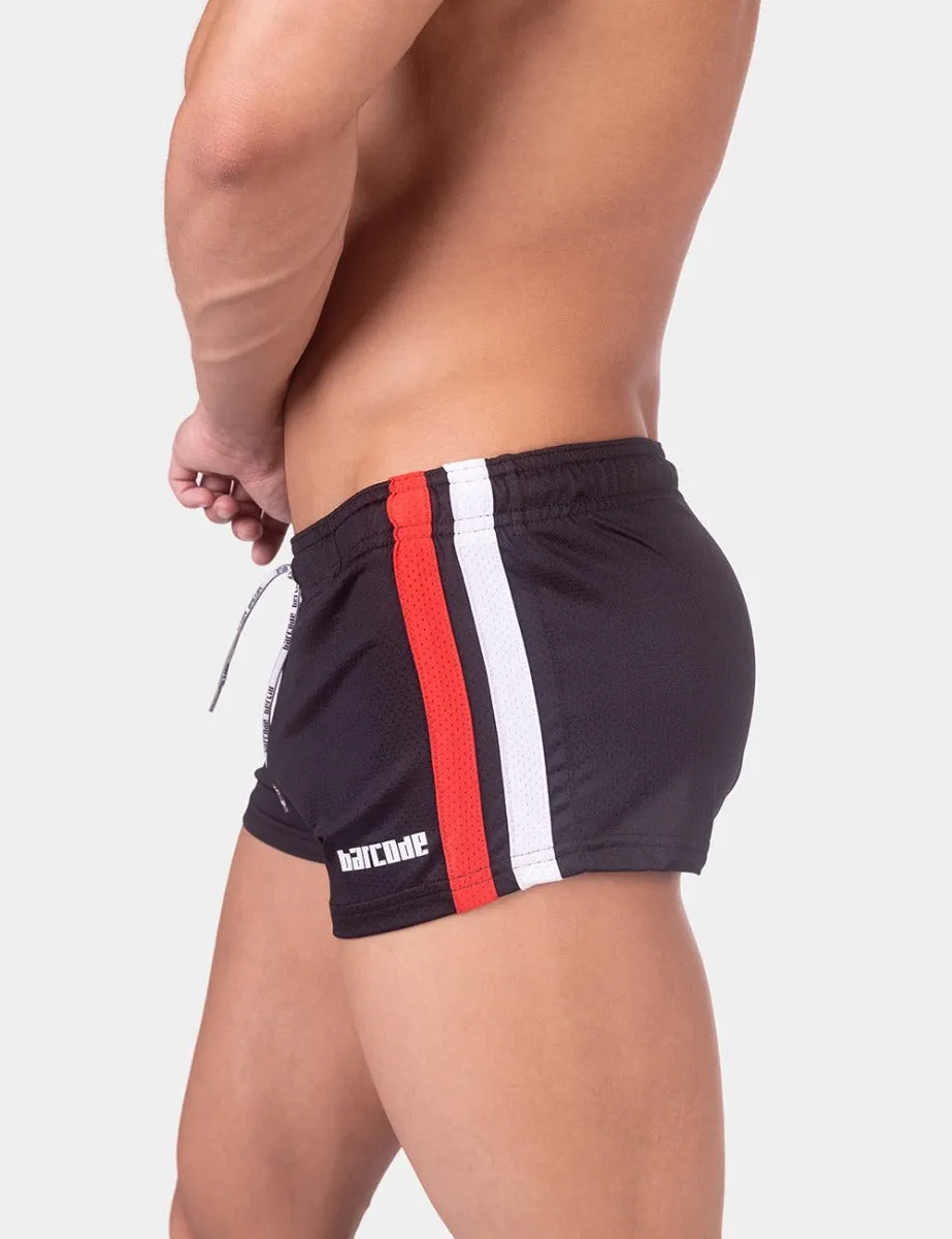 Barcode Berlin Short Timur Black Red White