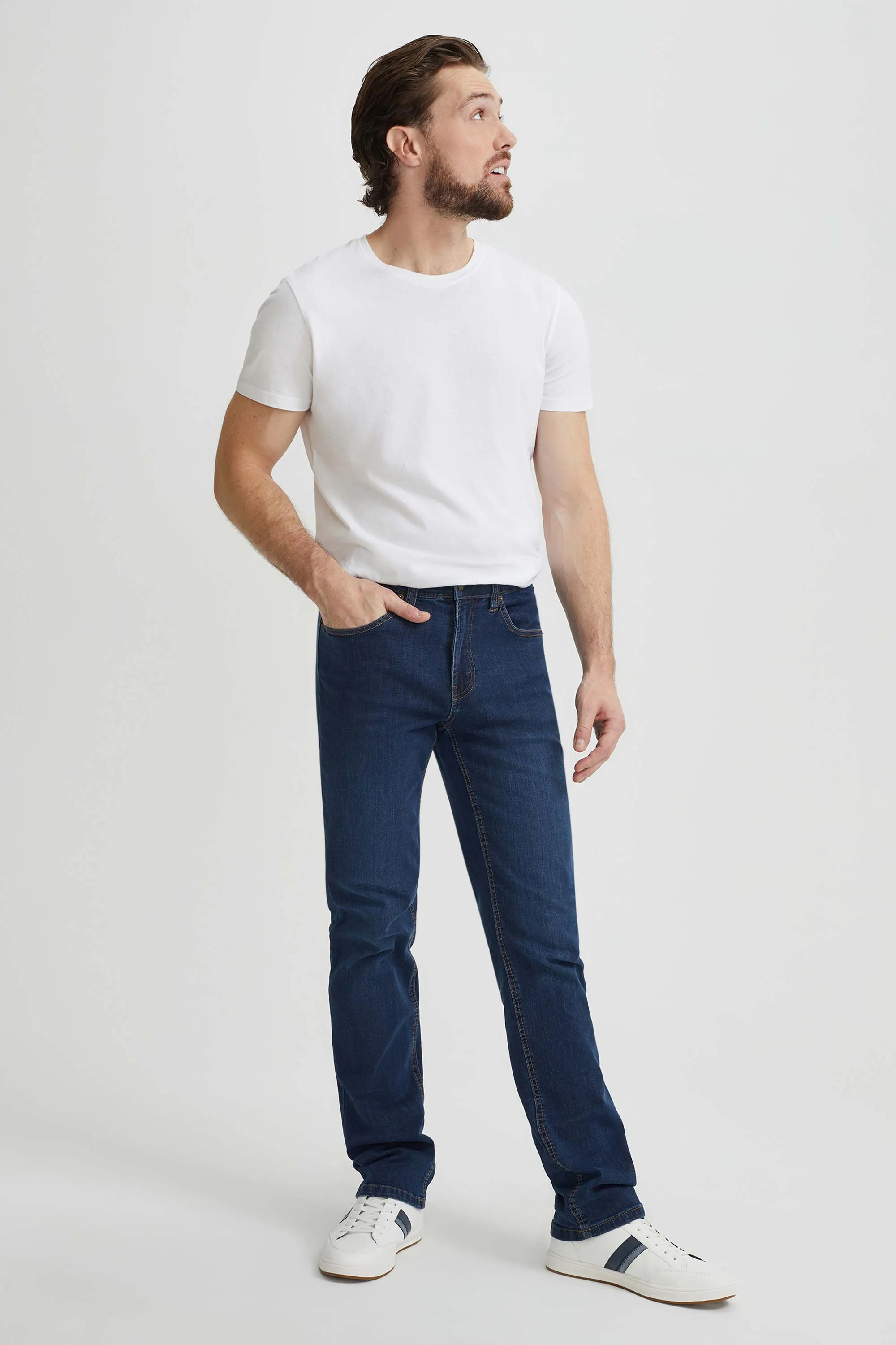 Brad Slim Indigo Jeans Straight Cut