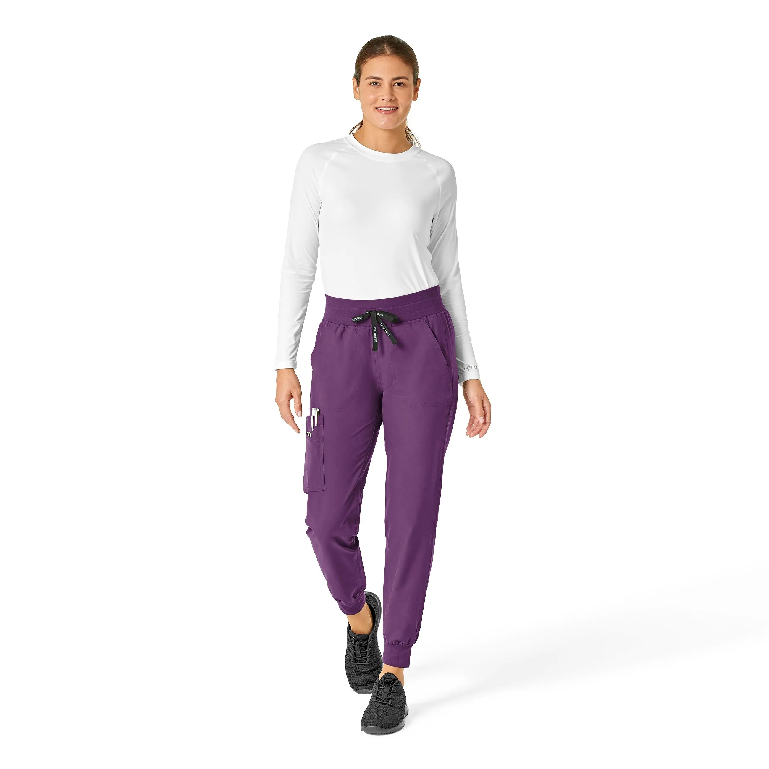 Carhartt Force Essentials Women's Jogger Scrub Pant - Eggplant