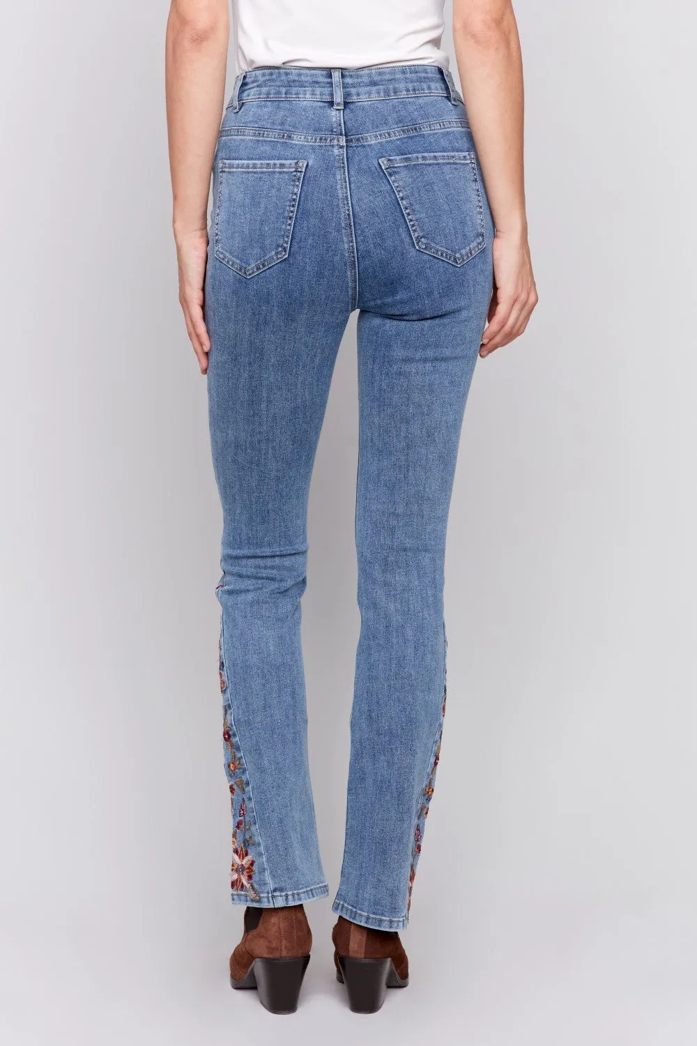 Charlie B jeans C5574-431A-156 Medium Blue