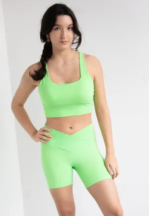 Club Iconica Grace Bike Shorts - Lime