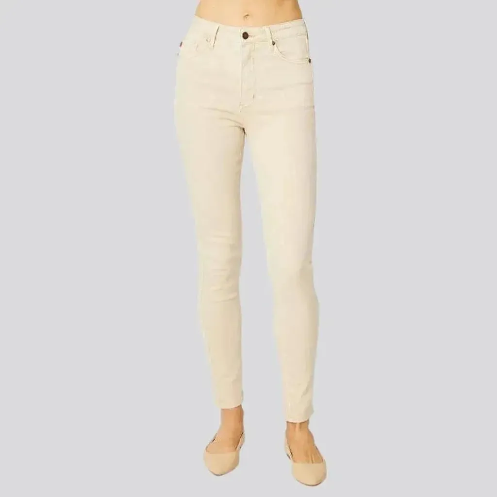 Color skinny jeans
 for women