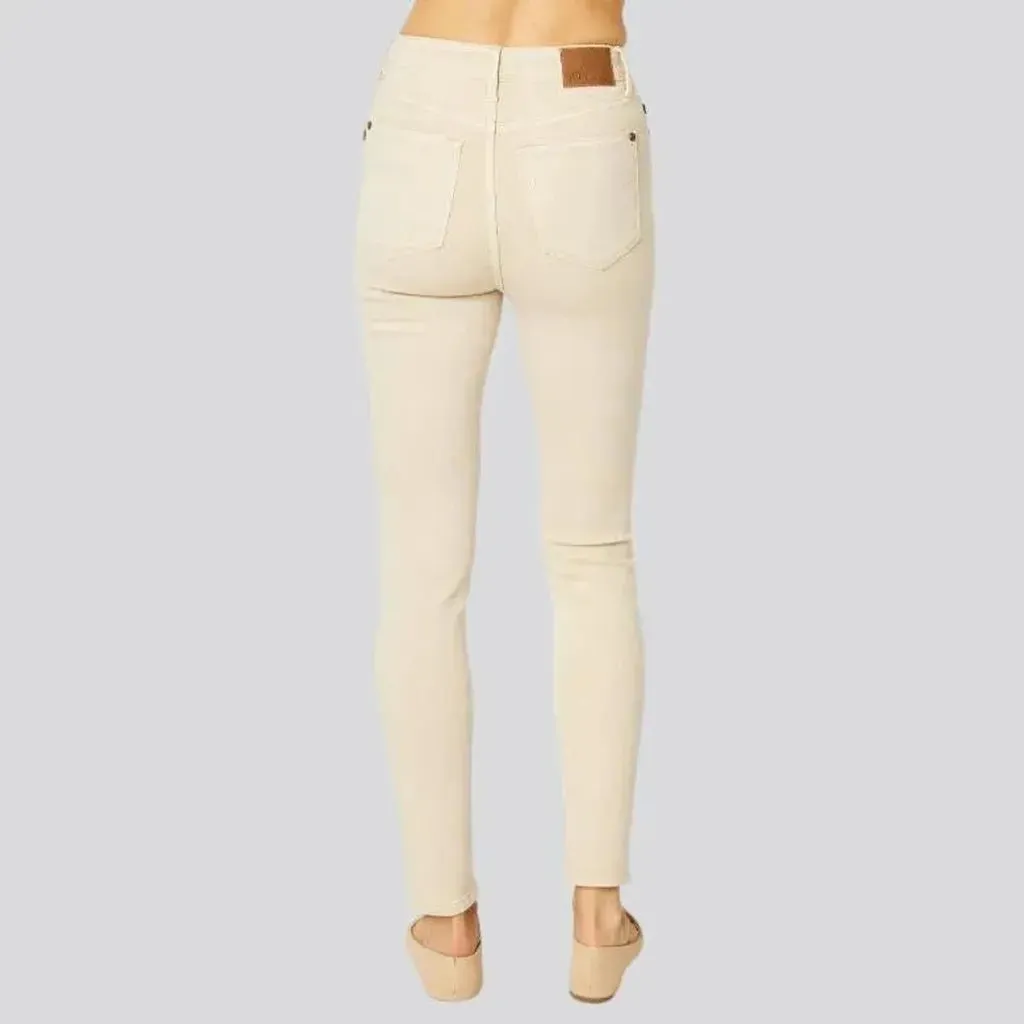 Color skinny jeans
 for women