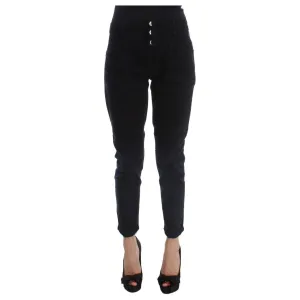 Costume National Sleek Slim Fit Black Denim Jeans