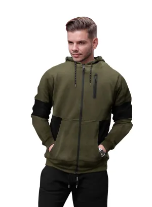 Cultura Men's Athletic Hoodie Zipper Full Zip Hooded Track Fleece Sport Jacket