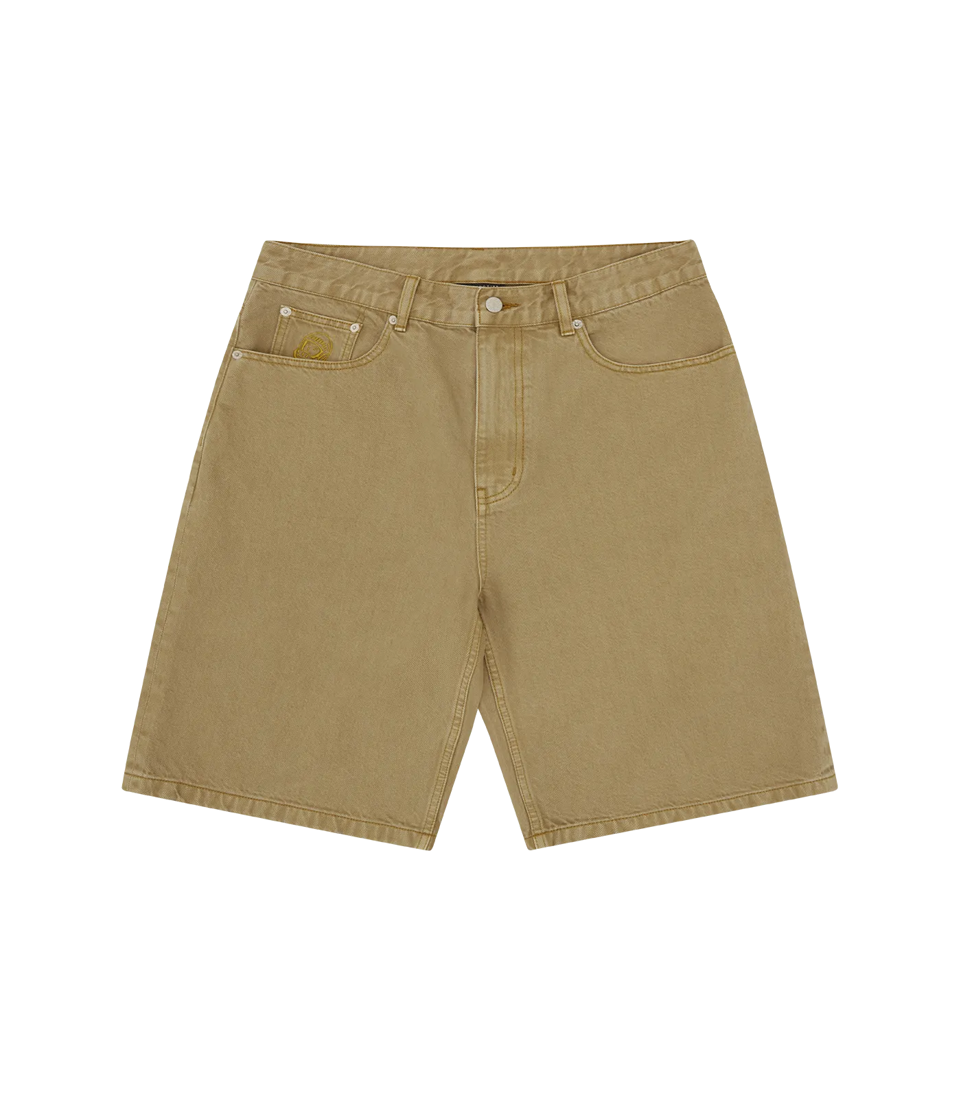 DIAMONDS & DOLLARS SELVEDGE DENIM SHORT - SAND