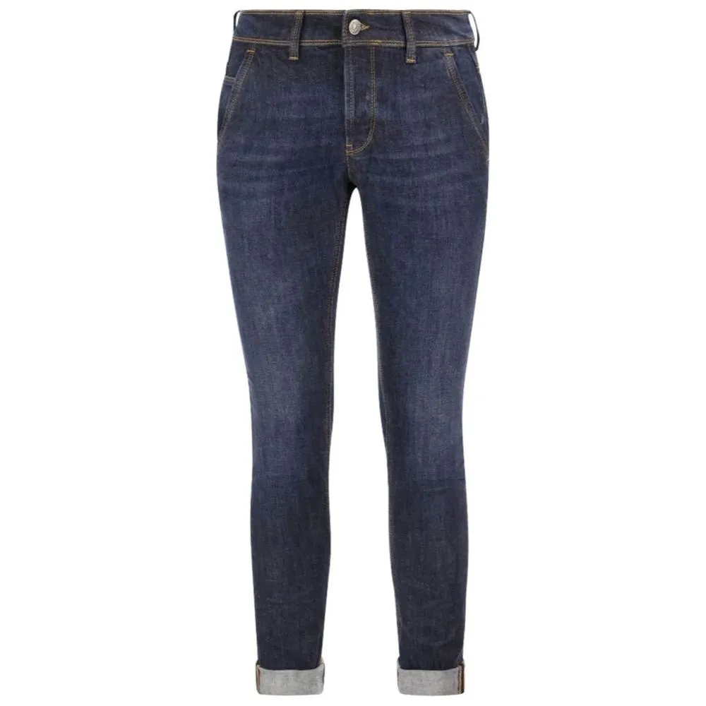 Dondup Sleek Skinny Fit Dark Blue Jeans