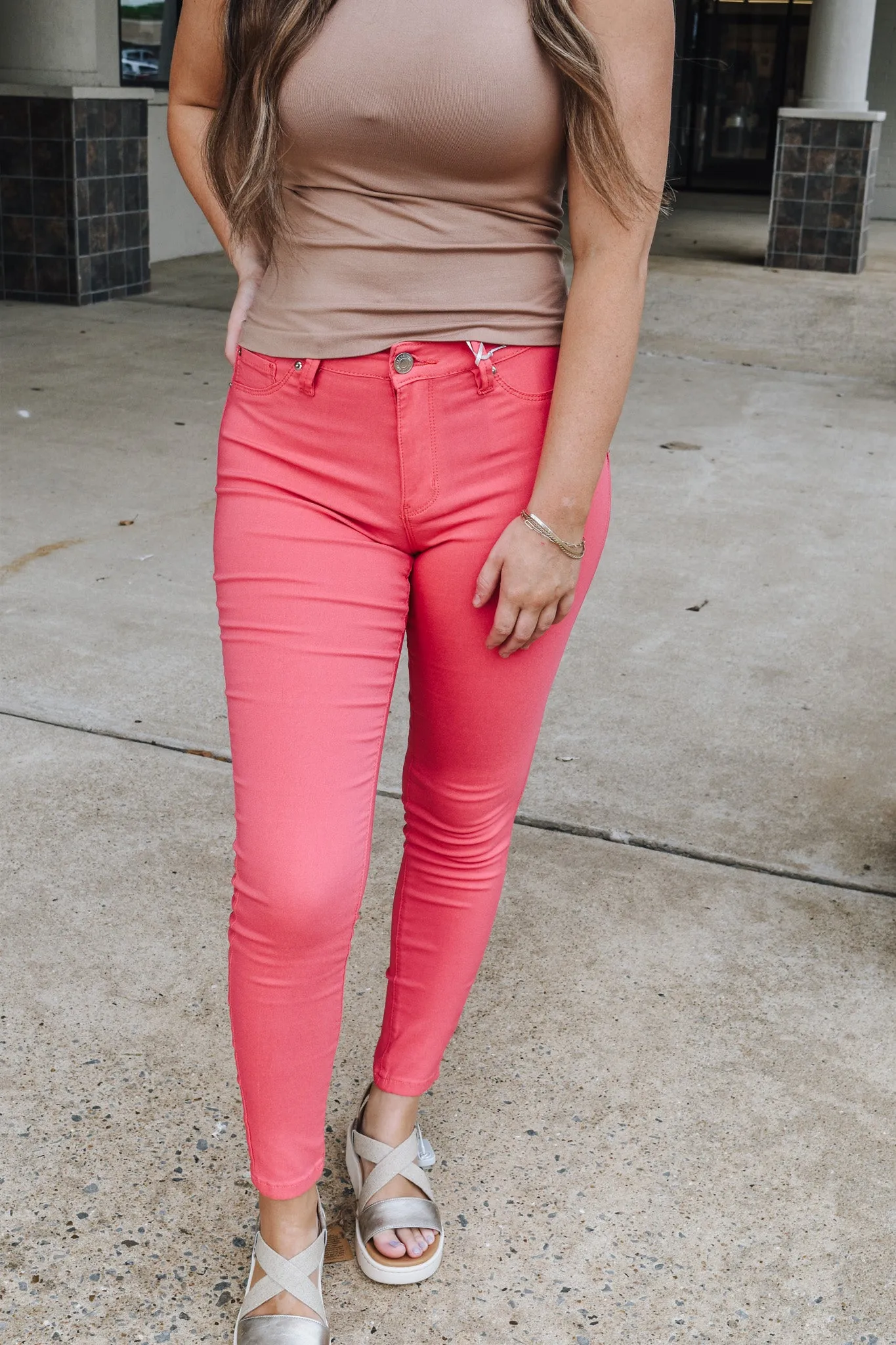 Falling In Style Hyperstrech Skinny Jeans -4 Colors