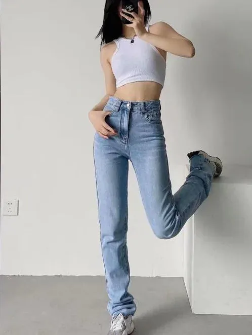 High Waist Jeans^