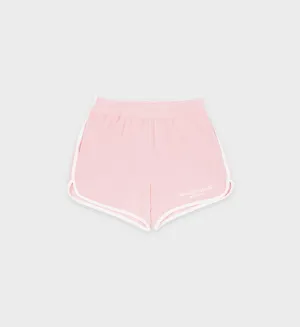 Hotel du Cap Cursive Terry Short - Eden Pink/White