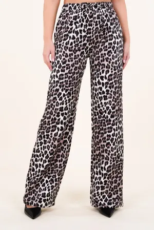 Jogger met straight leg model leopard - Mia