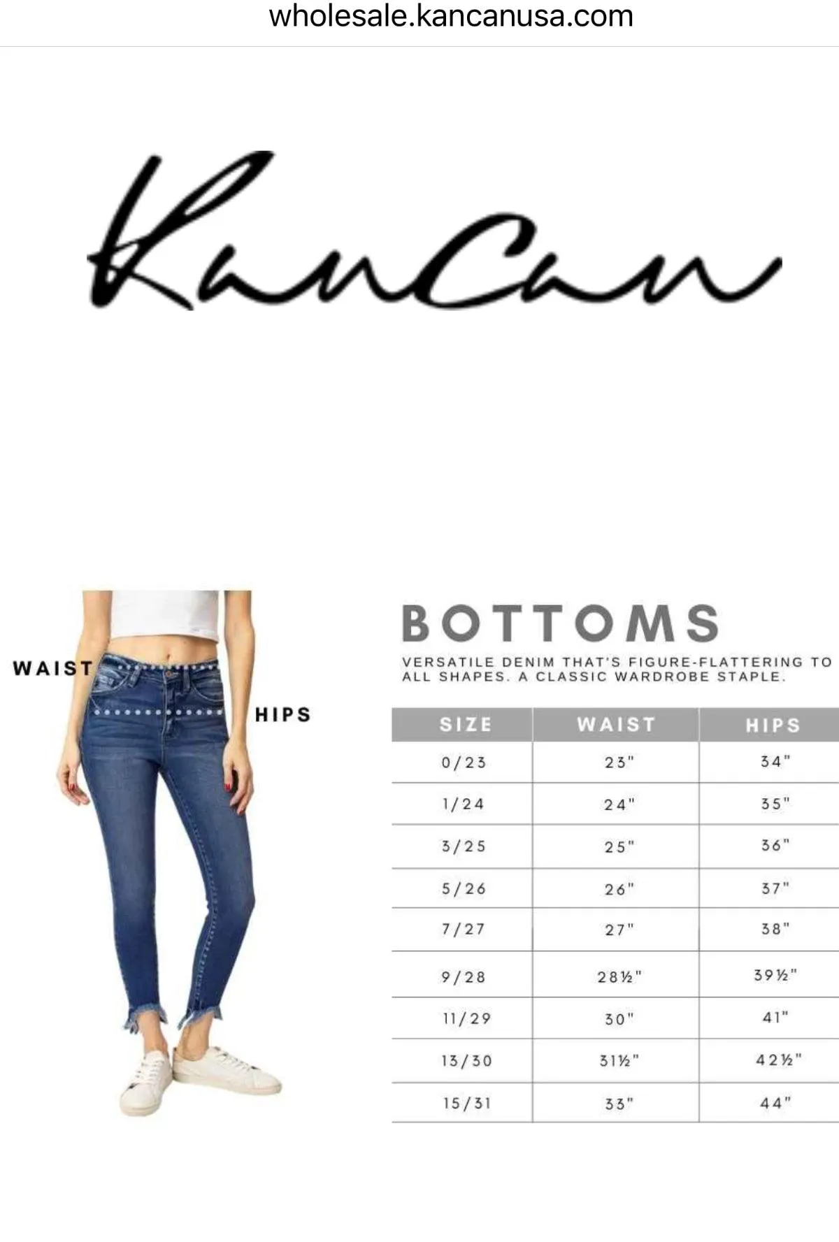 Kancan High Rise Bootcut Jeans