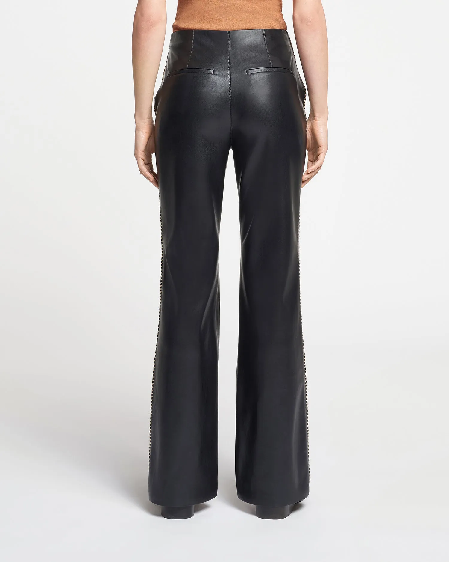 Manola - Okobor™ Alt-Leather Pants - Black