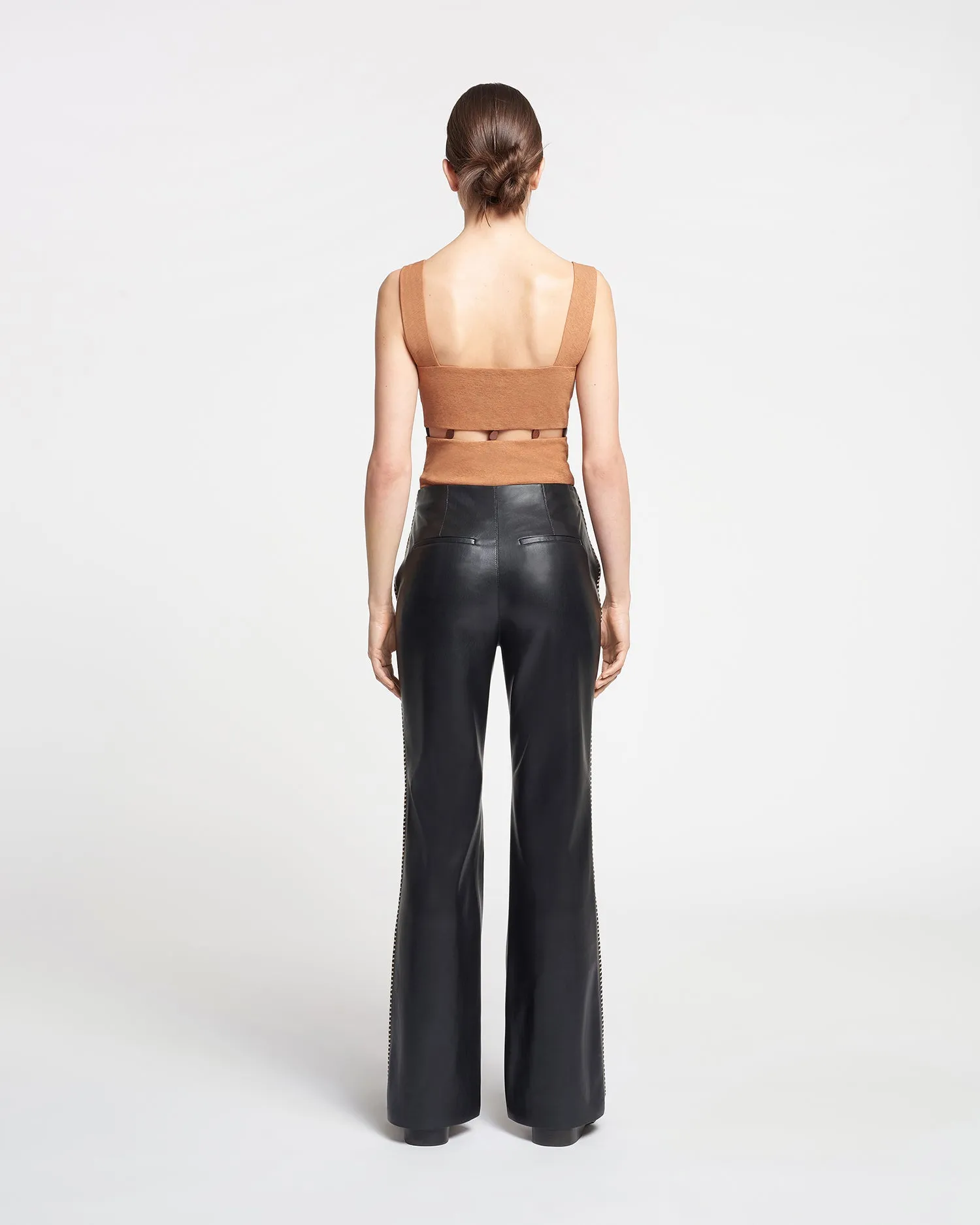 Manola - Okobor™ Alt-Leather Pants - Black