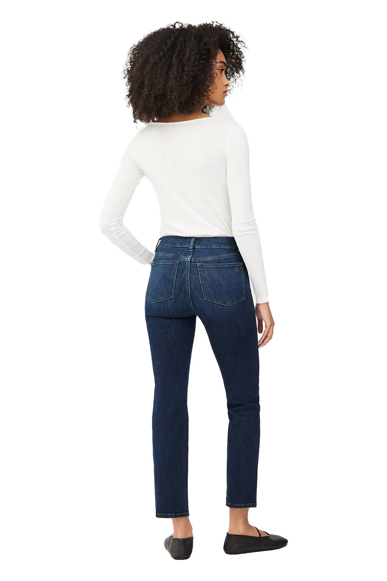 MARA STRAIGHT MID RISE INSTASCULPT ANKLE JEAN