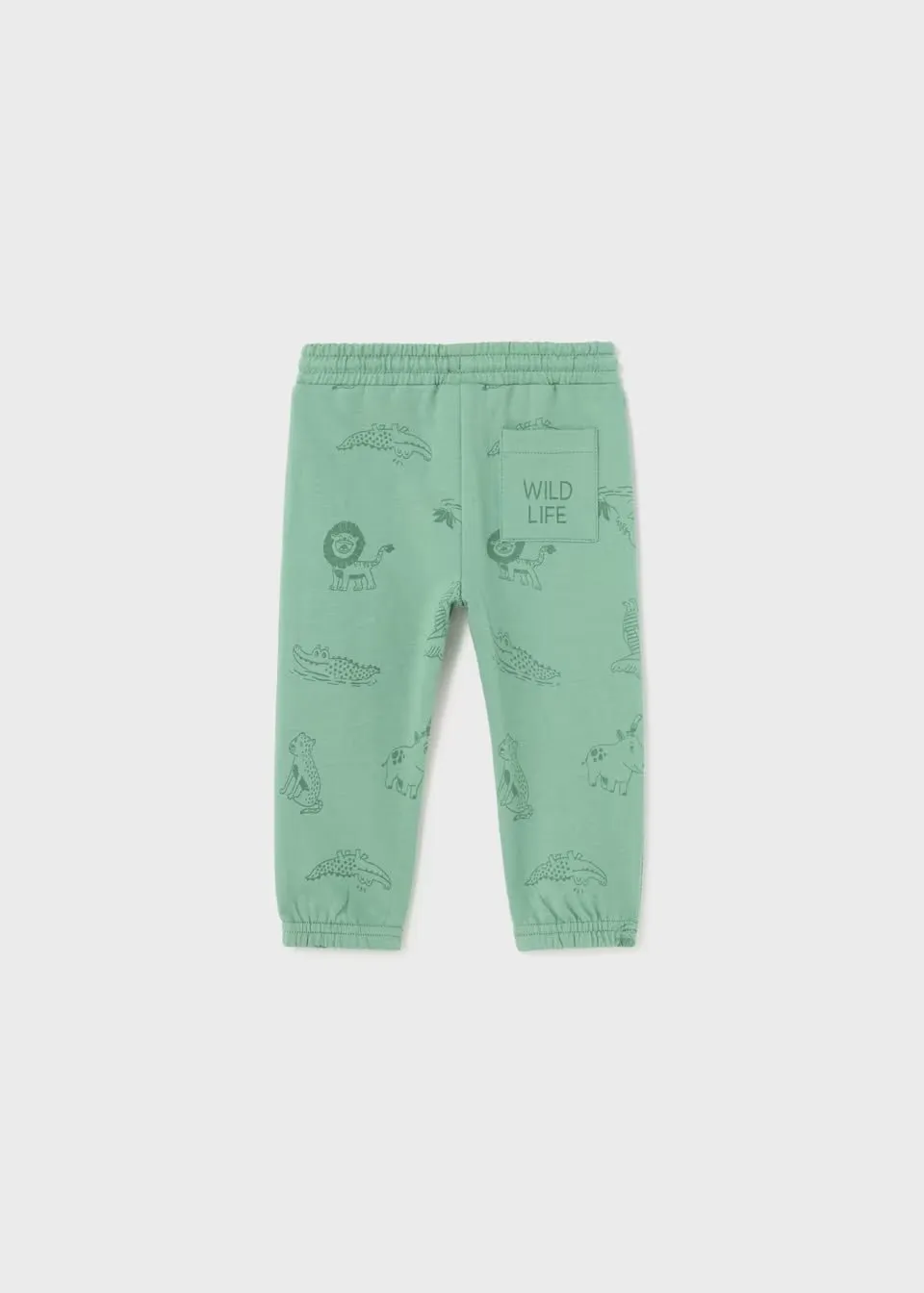 Mayoral Baby & Toddler Boys Green Jungle Animals Sweatshirt and Pants Set