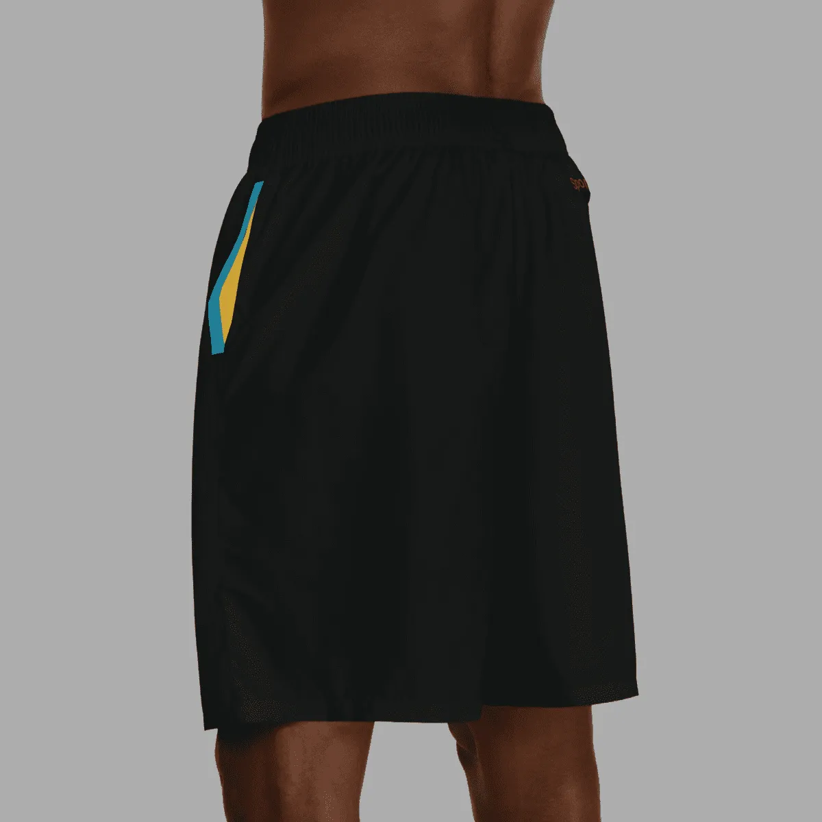 Men's Black Sporty Types Jogger Shorts