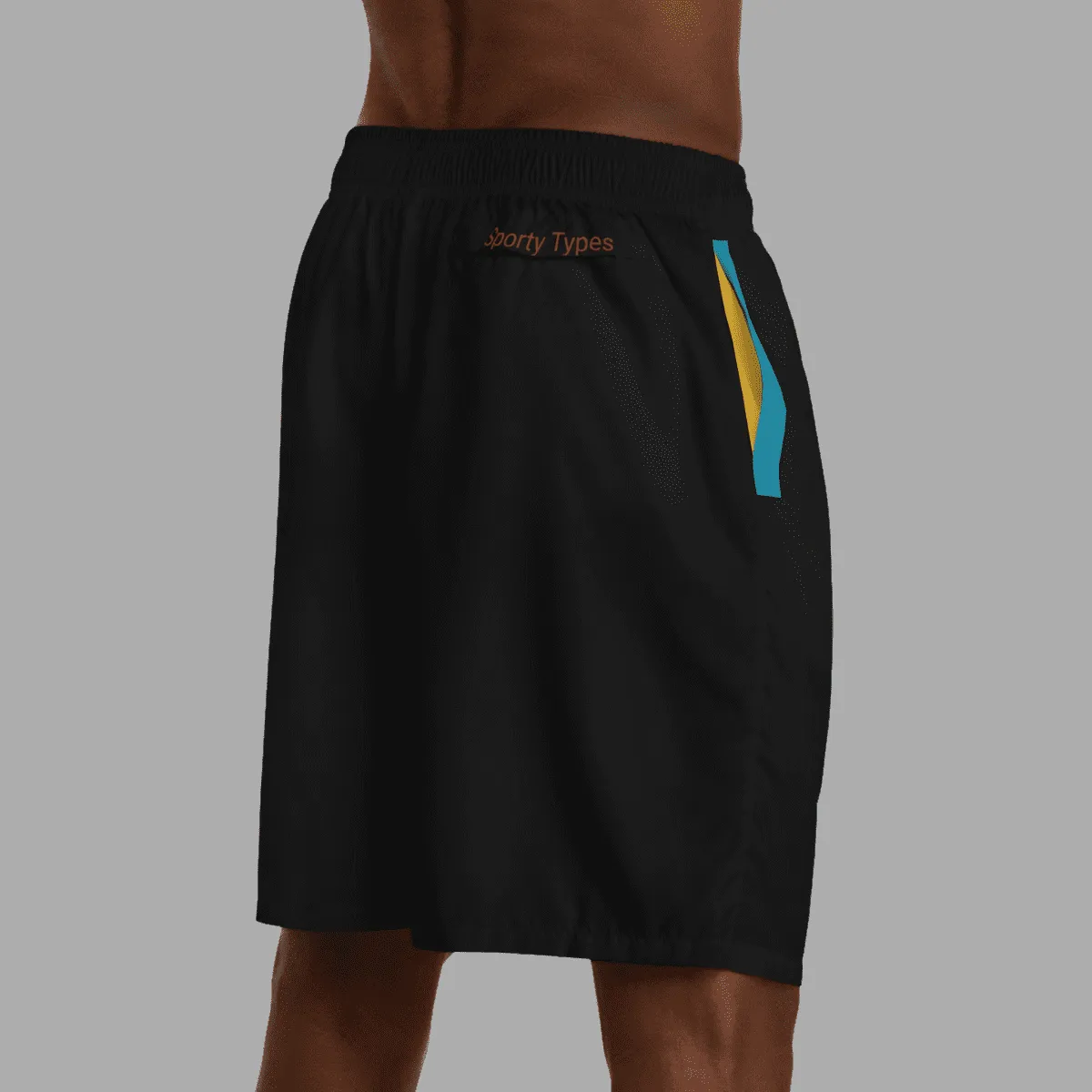 Men's Black Sporty Types Jogger Shorts