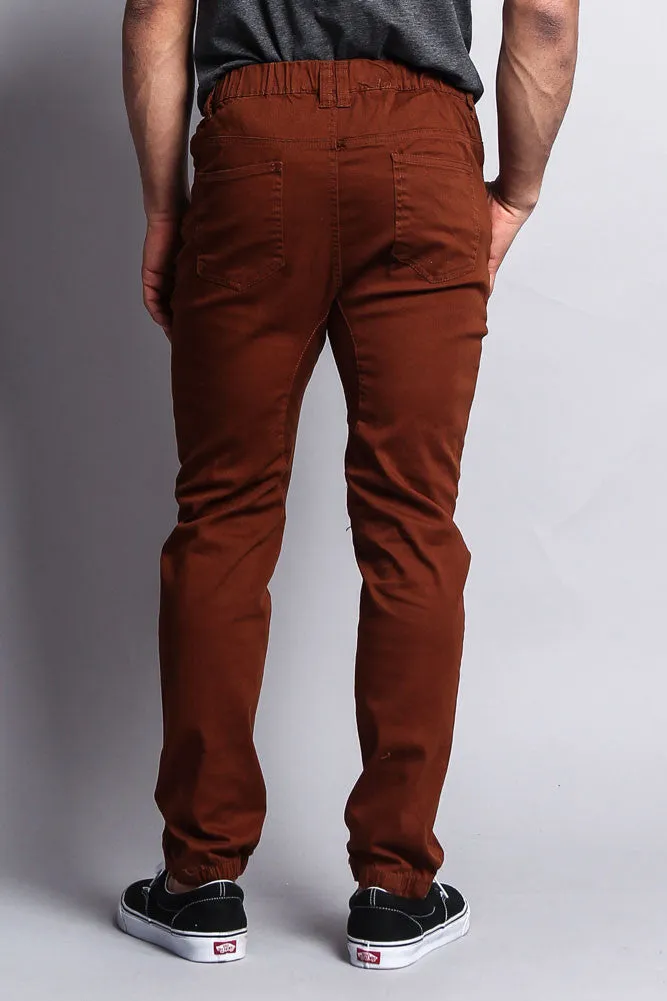 Men's Jogger Twill Pants (Mocha)