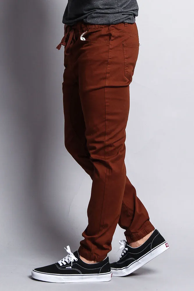 Men's Jogger Twill Pants (Mocha)