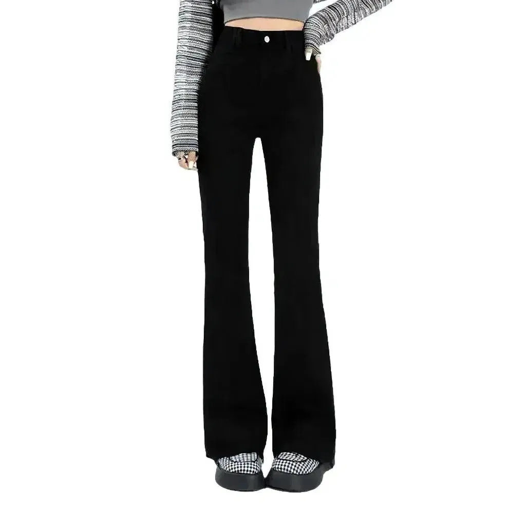 Monochrome women's street jeans