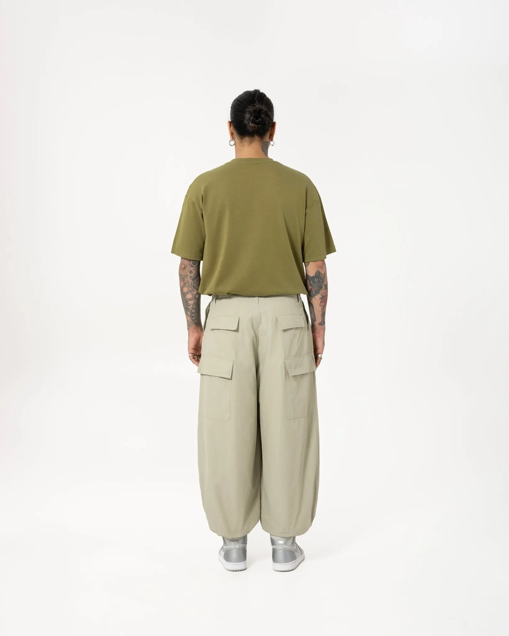 Multi-Pocket Ripstop Pants - Light Khaki