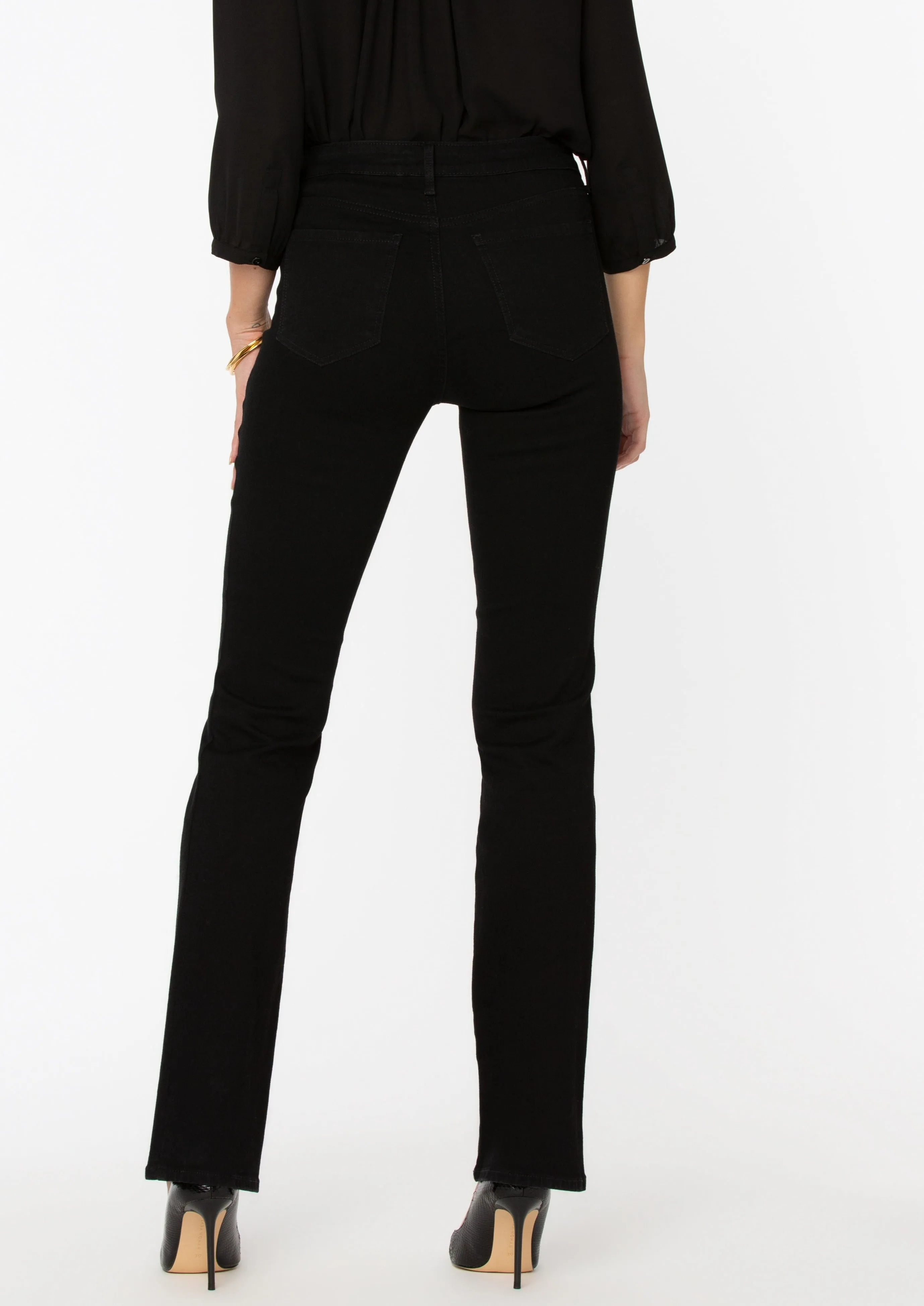 NYDJ - Barbara Bootcut Jean - Black - PETITE