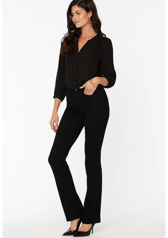 NYDJ - Barbara Bootcut Jean - Black - PETITE