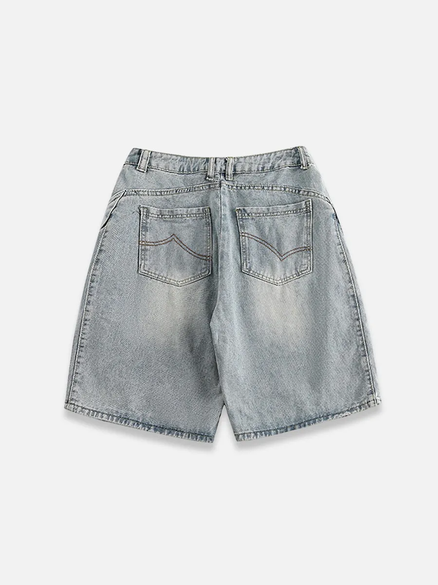 Pleated Jorts