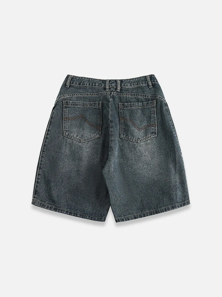 Pleated Jorts