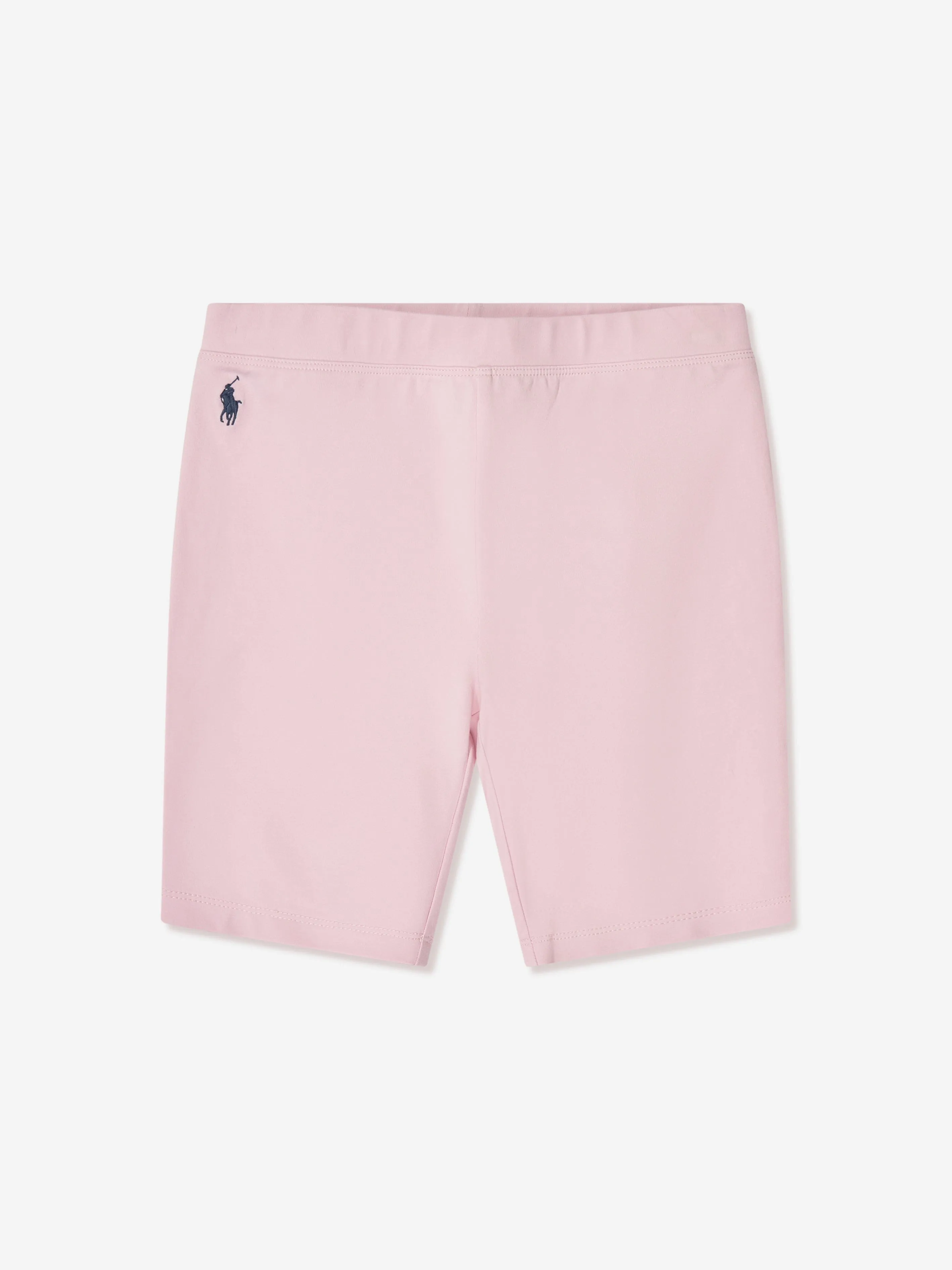 Ralph Lauren Girls Logo Cycling Shorts in Pink