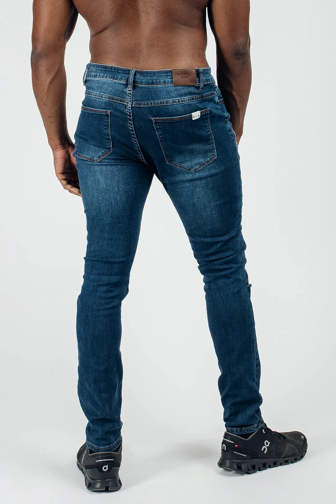 Slim Athletic Fit Destroyed Jeans