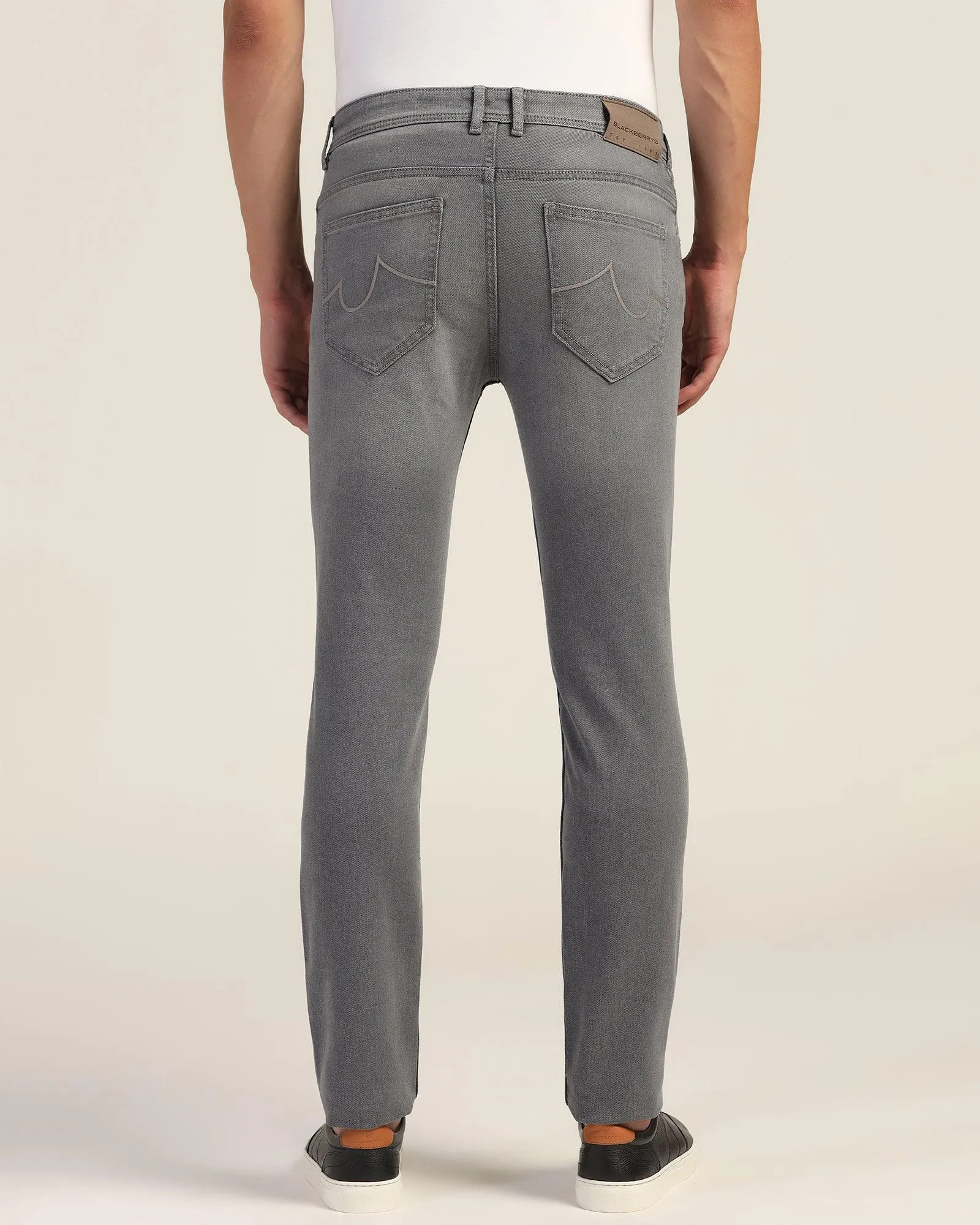 Super Clean Slim Yonk Fit Grey Jeans - Benito