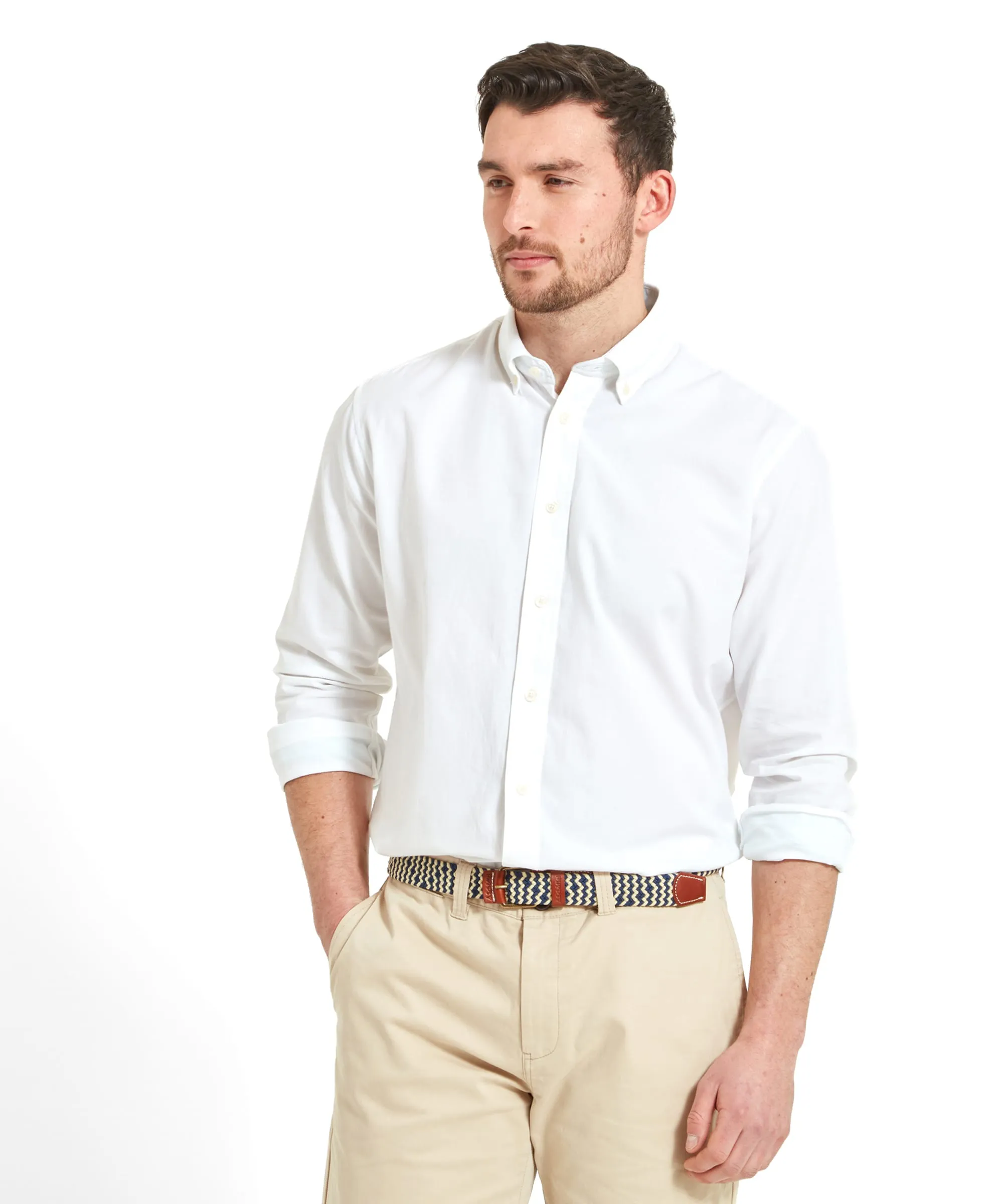 Titchwell Tailored Shirt - White