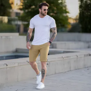 Ultra-Stretch 9” Chino Shorts - Beige