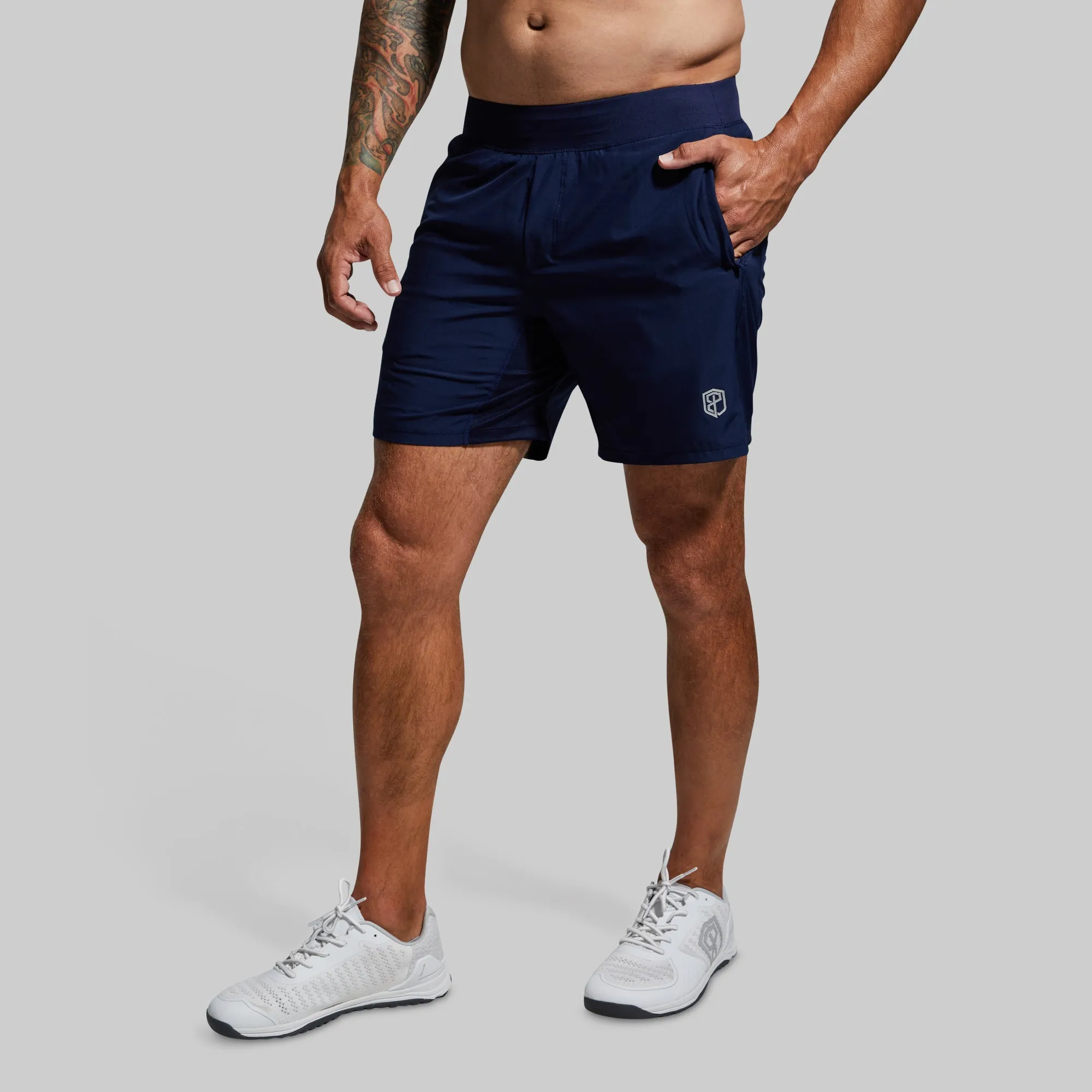 Versatile Short w/ Compression 7" (Navy)