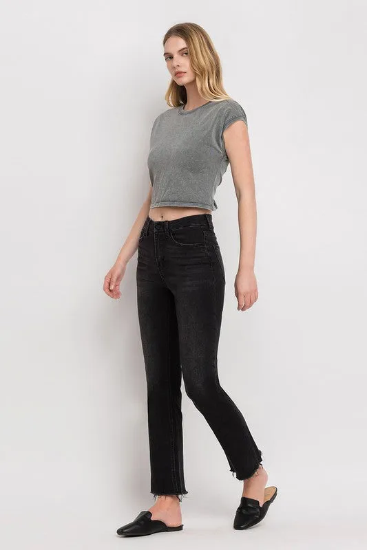 Vervet Bella High Rise Straight Leg Jeans