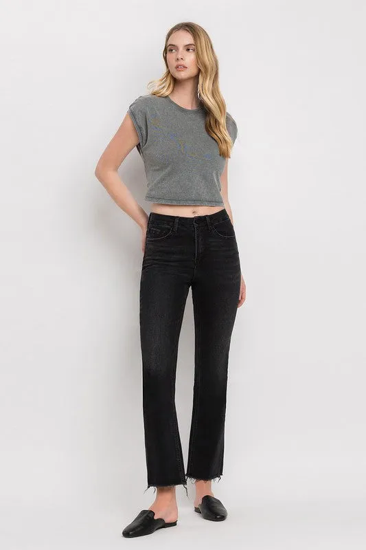 Vervet Bella High Rise Straight Leg Jeans