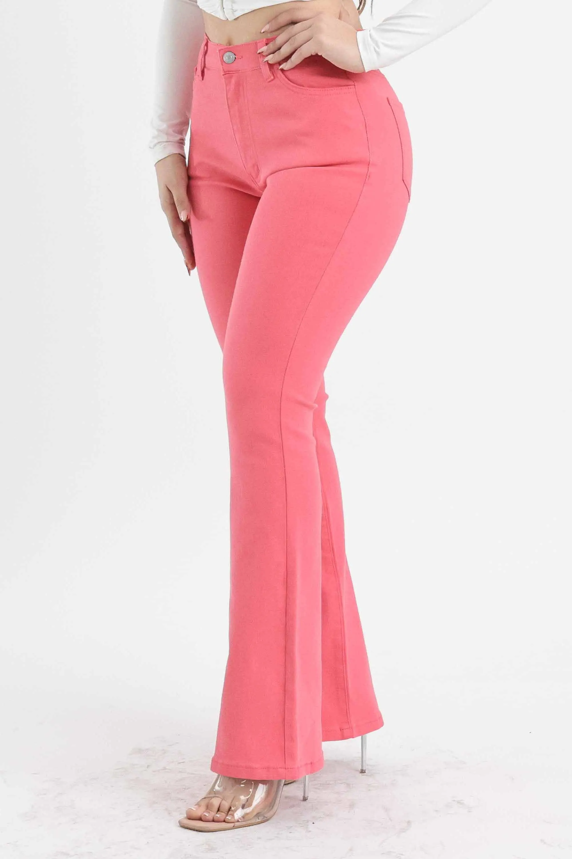 Vibrant Colors Bootcut Jeans